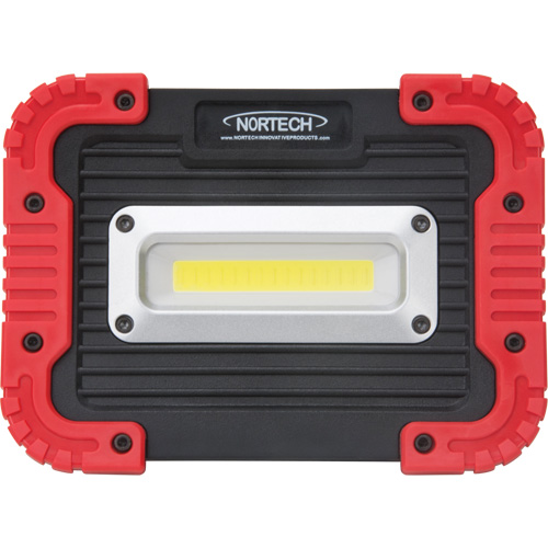 Lampe de travail portative, DEL, 10 W, 1000 lumens, Boîtier en Plastique M & M Nord Ouest Inc