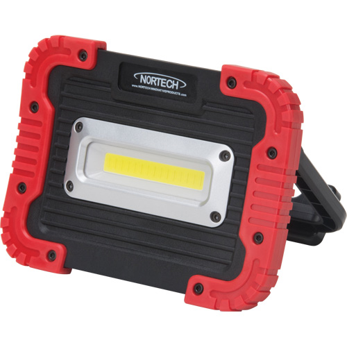 Lampe de travail portative, DEL, 10 W, 1000 lumens, Boîtier en Plastique M & M Nord Ouest Inc