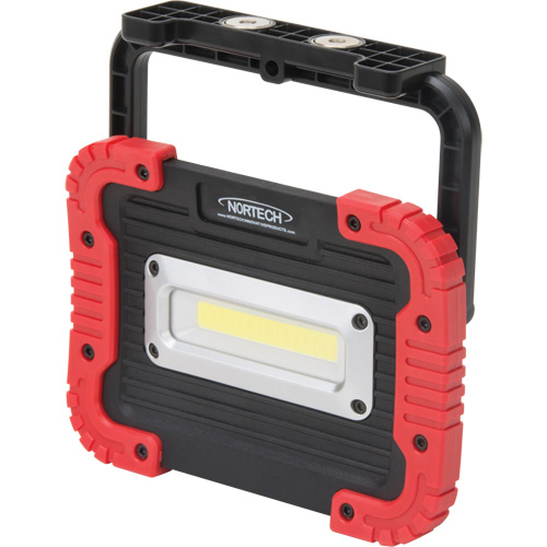 Lampe de travail portative, DEL, 10 W, 1000 lumens, Boîtier en Plastique M & M Nord Ouest Inc