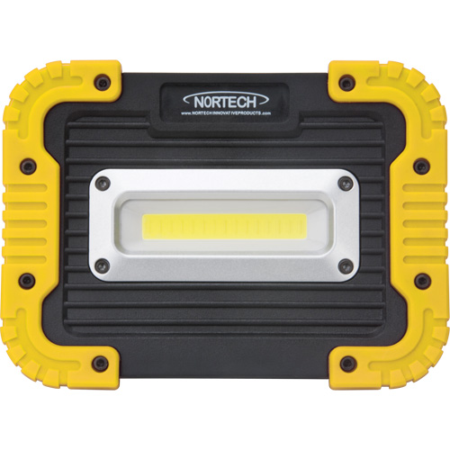 Lampe de travail portative, DEL, 10 W, 1000 lumens, Boîtier en Plastique M & M Nord Ouest Inc