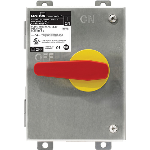 Sectionneur en acier inoxydable M & M Nord Ouest Inc