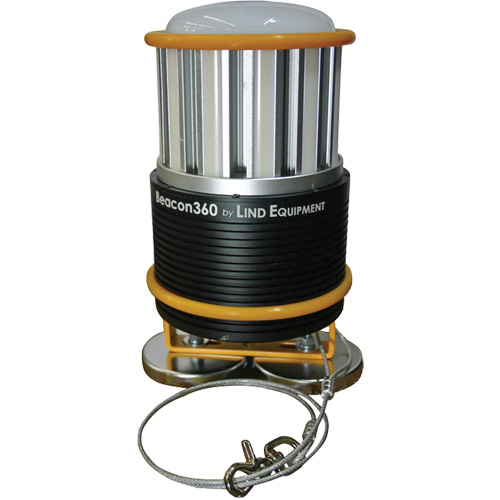 Lampe de travail portative Beacon360 GO avec fixation magn&eacute;tique, DEL, 45 W, 6000 lumens, Boîtier en Aluminium M & M Nord Ouest Inc
