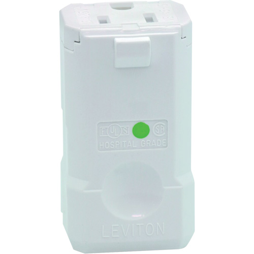 Hospital Grade Plug Connector, 5-15R, Nylon M & M Nord Ouest Inc