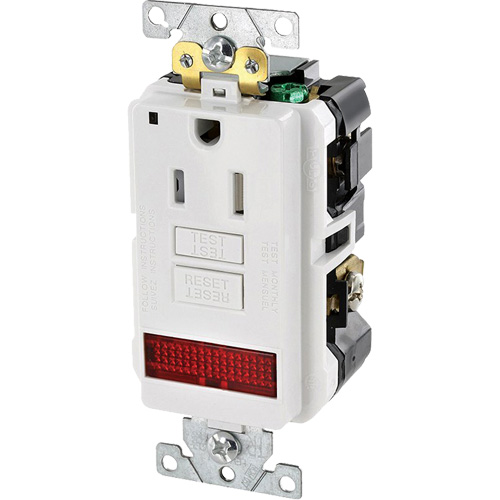 SmartlockPro&reg; Extra Heavy-Duty Self-Test GFCI Receptacle M & M Nord Ouest Inc