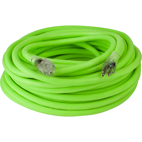 Flexzilla&reg; Pro Industrial Extension Cord, All-Weather, SJTW, 10/3 AWG, 15 A, 100' M & M Nord Ouest Inc