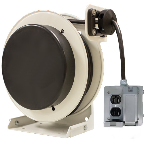 Cord Reel, 50', SJOOW, 12/3 Gauge, 20 A M & M Nord Ouest Inc