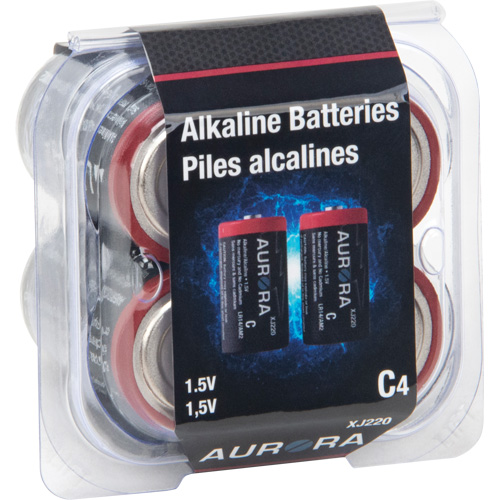 Piles alcalines industrielles, C, 1,5 V M & M Nord Ouest Inc