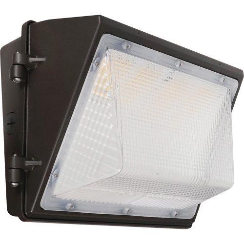 Non-Cutoff Wall Pack, LED, 120 - 277 V, 75 - 110 W, 9.33" H x 6.65" W x 14.5" D M & M Nord Ouest Inc