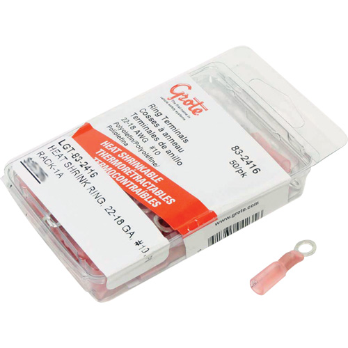 Bornes d'anneau &agrave; thermor&eacute;tr&eacute;cissement M & M Nord Ouest Inc