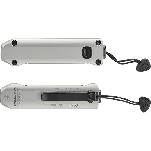 Wedge&reg; Slim Everyday Carry Flashlight, LED, 1000 Lumens, Rechargeable Batteries M & M Nord Ouest Inc