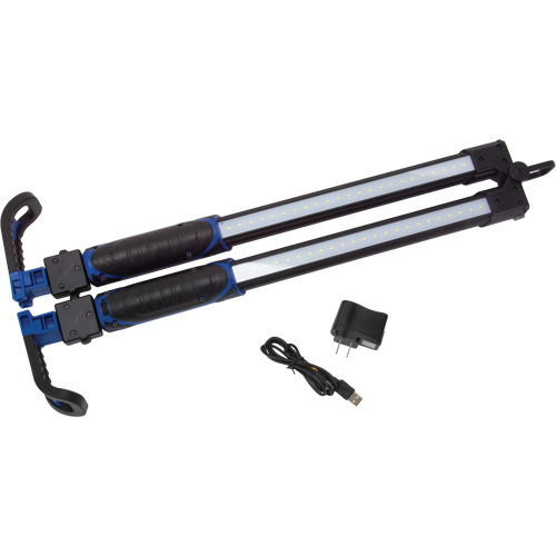 Baladeuse sous-capot pliante, Crochet, Rechargeable, 1400 lumens M & M Nord Ouest Inc