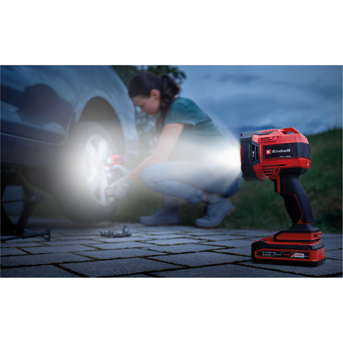 18V Cordless LED Spotlight (Tool Only), LED, 2500 Lumens, Rechargeable Batteries M & M Nord Ouest Inc