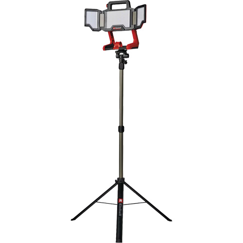Lampe de travail &agrave; DEL professionnelle &agrave; panneaux pliants lumens sans fil 18V sur tr&eacute;pied, DEL, 3600 lumens M & M Nord Ouest Inc