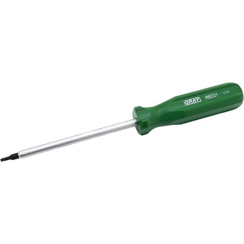 Tournevis tr&egrave;s long pour vis &agrave; t&ecirc;te carr&eacute;e creuse, Tige de #1, Ronde, 10" lo, Prise en Coussin&eacute;e M & M Nord Ouest Inc