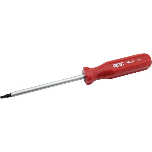 Tournevis tr&egrave;s long pour vis &agrave; t&ecirc;te carr&eacute;e creuse, Tige de #2, Ronde, 10-1/4" lo, Prise en Coussin&eacute;e M & M Nord Ouest Inc