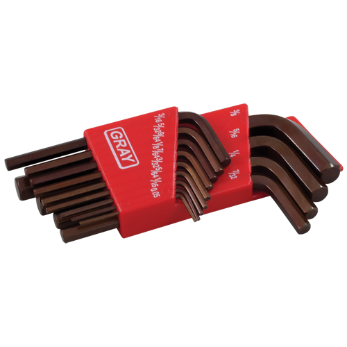 Short Arm Hex Key Set, 13 Pcs., Imperial M & M Nord Ouest Inc