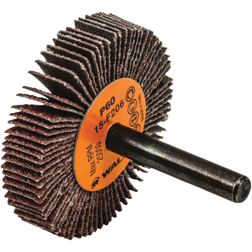 Coolcut Flap Wheel, Aluminum Oxide, 60 Grit, 2" x 3/8" x 1/4" M & M Nord Ouest Inc