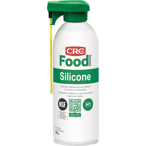 Lubrifiants au silicone pour la transformation alimentaire, Canette a&eacute;rosol M & M Nord Ouest Inc