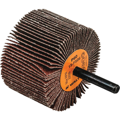 Coolcut Flap Wheel, Aluminum Oxide, 60 Grit, 2-1/2" x 1-1/2" x 1/4" M & M Nord Ouest Inc
