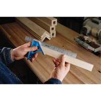 True Blue&reg; Combination Square, 12" L, 1/16" Graduations, Steel, Plain M & M Nord Ouest Inc
