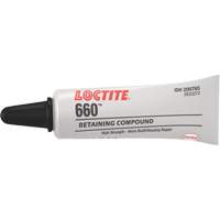 Compos&eacute; de retenue pour r&eacute;paration ajust&eacute; &agrave; la presse Quick Metal 660, 6 ml, Tube, Argent M & M Nord Ouest Inc