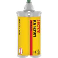Adh&eacute;sif structural AA H3101, Deux composants, Cartouche double, 400 ml, Blanc M & M Nord Ouest Inc