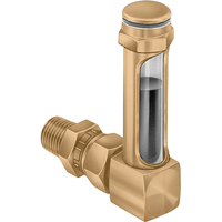 Brass Liquid Level Gauges - Union Coupling, Threaded, 8-11/16" L, 225°F (107.22° C) M & M Nord Ouest Inc