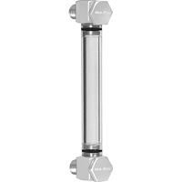 Round Nylon Liquid Level Gauge, Threaded, 5" L, 205°F (96.11° C) M & M Nord Ouest Inc