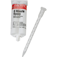 Fixmaster&reg; 4 Minute Adhesive, 50 ml, Dual Cartridge, Two-Part, Amber M & M Nord Ouest Inc