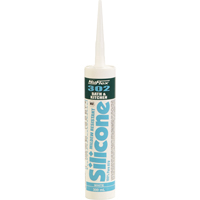 Scellant de silicone pour salle de bain et cuisine NuFlex 302 , 300 ml, Cartouche, Transparent M & M Nord Ouest Inc