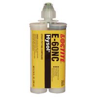 Adh&eacute;sifs structuraux non corrosifs pour les composants &eacute;lectriques E-60NC, 200 ml, Cartouche double, Deux composants, Noir M & M Nord Ouest Inc