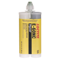 Adh&eacute;sifs structuraux non corrosifs pour les composants &eacute;lectriques E-60NC, 400 ml, Cartouche double, Deux composants, Noir M & M Nord Ouest Inc