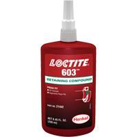 Composé de retenue Loctite<sup>MD</sup> 603, 250 ml, Bouteille, Vert AF308 | M & M Nord Ouest Inc