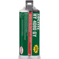 HY 4080 GY Structural Repair Hybrid Adhesive, Two-Part, Dual Cartridge, 50 g, Grey M & M Nord Ouest Inc