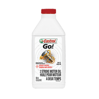 Huile pour moteur de moto Go!, 500 ml, Bouteille M & M Nord Ouest Inc