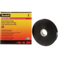 Scotch&reg; Vinyl Electrical Tape, 19 mm (3/4") x 33 m (108'), Black, 10 mils M & M Nord Ouest Inc