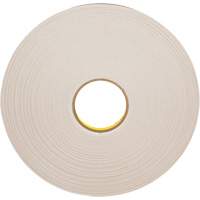 Double-Coated Foam Tape, 66 m (216') L x 12.7 mm (1/2") W, 31 mils, Polyethylene M & M Nord Ouest Inc