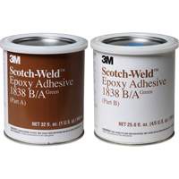 Scotch-Weld Adhesive, 32 fl. oz., Pail, Two-Part, Green M & M Nord Ouest Inc