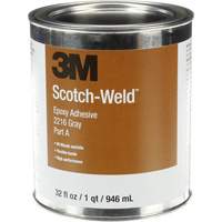 Scotch-Weld Adhesive, 32 fl. oz., Kit, Two-Part, Grey M & M Nord Ouest Inc