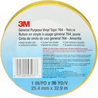 764 General-Purpose Vinyl Tape, 25.4 mm (1") W x 32.9 m (108') L, 5 mils, Yellow M & M Nord Ouest Inc