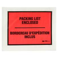 Packing List Envelope, 5-1/2" L x 4-1/2" W, Endloading Style M & M Nord Ouest Inc