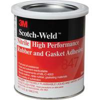 Adh&eacute;sif haute performance pour caoutchouc et joints Scotch-Weld, Gallon, Brun M & M Nord Ouest Inc
