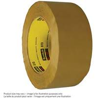 Scotch&reg; Box Sealing Tape 373, Hot Melt Adhesive, 2.5 mils, 72 mm (3") x 50 m (164') M & M Nord Ouest Inc
