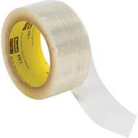 Scotch&reg; 375 Box Sealing Tape, Hot Melt Adhesive, 3.1 mils, 48 mm (1-22/25") x 1500 m (4921') M & M Nord Ouest Inc