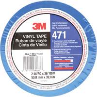 Ruban en vinyle 471, 50,8 mm (2") la x 32,9 m (108') lo, 5,2 mils, Bleu M & M Nord Ouest Inc