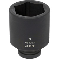 Socket, Impact, 3", 1" Drive, 6 Points, Deep M & M Nord Ouest Inc