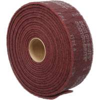 Ruban de nettoyage et de finition Scotch-Brite, Fin, 4" la x 30' lo M & M Nord Ouest Inc