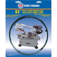 General Purpose Band Saw Blade, Bi-Metal, 93" L x 3/4" W x 0.032" Thick, 6-10 TPI M & M Nord Ouest Inc