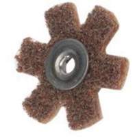 Disque abrasif en forme d'&eacute;toile pour pr&eacute;paration de surface Abrasotex , 1-1/2" dia., Grain Cors&eacute;, Oxyde d'aluminium M & M Nord Ouest Inc