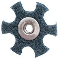 Disque abrasif en forme d'&eacute;toile pour pr&eacute;paration de surface Abrasotex , 1-1/2" dia., Grain Tr&egrave;s fin, Oxyde d'aluminium M & M Nord Ouest Inc